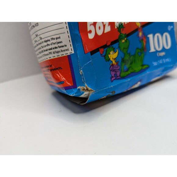 Dixie Dr. Seuss Bathroom 5 OZ 100 Cups 1997 Vintage Discontinued 90s Retro - Picture 2 of 16